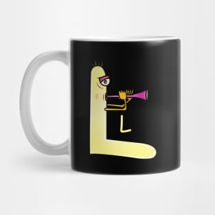 Funny Alphabet Lore Letter L Mug